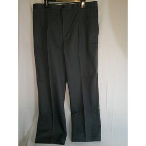 Lands' End Mens Gray Traditional Fit Pleated Front Pants 37x30 NWOT DISC‎ SHIP